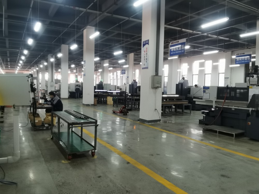 達沃鑫直線導軌廠家車間一角